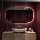 LED-VÄGGSPEGEL 100x60cm TOP-4