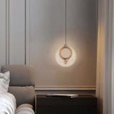 HÄNGLANDE KRISTALLAMPA LED LHJ110-1CP LJUS ROSÉGULD