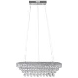 Kristall LED Pendellampa för Tak 102W fjärrkontroll APP417-CP