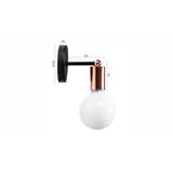 Vägglampa Metall 392205 Roséguld