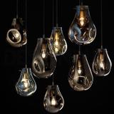 Taklampa Hängande Glas APP327-1CP BLÅ