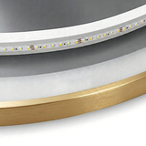 VÄGGSPEGEL LED 80 cm MMJ Borstad Guld