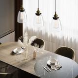 Glaspendellampa i tak med Verto D APP048-1CP