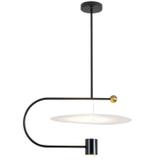 LED taklampa APP589-1CP svart