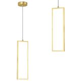 TAKLAMPA HÄNGENDE LED LHJ084-1CP GULD