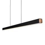 Hängande LED-taklampa APP1447-CP Svart 80 cm