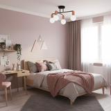 Hängande Fyrflams Taklampa 392200 Roséguld