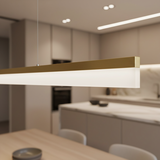 Hängande LED-lampa APP1697-CP 200 cm Borstad Guld