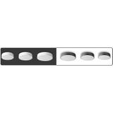 Taklampa Plafond 30cm Rund app640-3c Svart