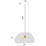 Boho Taklampa APP1316-1CP