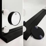 Spegel LED Hollywood Svart 80x60