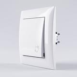 Uksekella Nupp OSTE JNH008-W WHITE