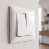 Kahekordne Lüliti OSTE JNH007-W WHITE