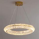 HÄNGENDE LED TAKLAMPA APP1769-CP Guld 80 cm