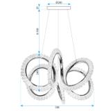 PENDELAMPA LED G037-CP GULD