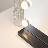Spegel LED Hollywood Svart