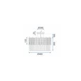 Krys­tall­takplafond APP1481-1C svart matt