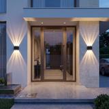 Homlokzati fali lámpa LED JNH040-6G Black