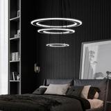 HÄNGANDE LED-LAMPA G040-3CP SVART