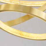 TAKLAMPA HÄNGANDE LED APP1772-CP Borstad Guld