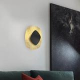 VÄGGLAMPA VÄGGLYKTA APP1270 SVART/GULD
