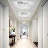 Kronformad LED-kristallplafond MS015-C Krom