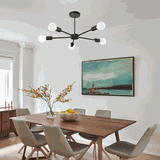 Lampa Pająk 5 APP1024-5CP Czarna