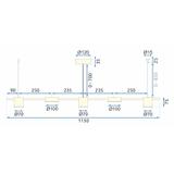 Hängande LED-taklampa APP929-5CP Guld