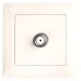 Antenas Kontaktligzda ar Rāmi OSTE JNH012-A BEIGE