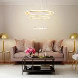 TAKLAMPA HÄNGENDE LED G041-3CP Borstad Guld