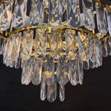 Kristall-pendellampa SWE076-CP 50cm GOLD
