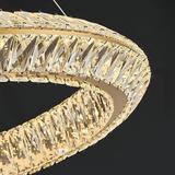 HÄNGENDE LED TAKLAMPA APP1769-CP Guld 80 cm