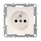 Prise simple avec terre OSTE JHN001-G Beige
