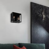 VÄGGLAMPA VÄGGLYKTA APP1305-2W SVART