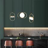 Hängande LED-lampa APP1555-CP Guld