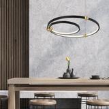 Ring LED-lampa + fjärrkontroll APP692-30-50 Svart