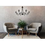Rustik Takpendel Lampa APP648-8CP Svart
