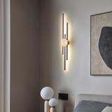 VÄGGLAMPA KINKIET LED APP1437-W SVART/GULD