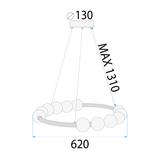 Hängande LED-lampa APP1553-CP Guld