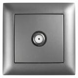 Antenas Kontaktligzda ar Rāmi OSTE JNH012-A GREY