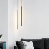 HÄNGANDE LED TAKLAMPA APP1413-C SVART 100 cm