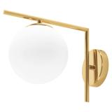 Vägglampa Klot i Glas APP674-1W Guld
