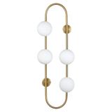 VÄGGLAMPA VÄGGLJUS APP1144-4W guld