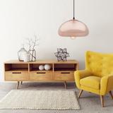 Taklampa i glas med spegeleffekt APP322-1CP SILVER