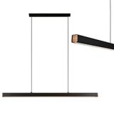 Hängande LED-taklampa APP1447-CP Svart 80 cm