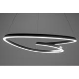 Taklampa Hängande Loop LED + Fjärrkontroll APP796-cp Svart