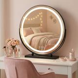 Spegel LED MAKE-UP Svart 50 cm