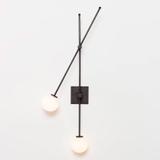 Vägglampa APP1595-2W svart