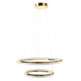 HÄNGANDE TAKLAMPA LED KRISTALL LHJ043-CP2 GULD