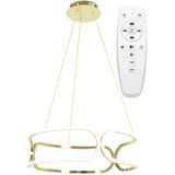 TAKLAMPA MED FJÄRRKONTROLL PLAFOND LED APP791-CP TRIO Guld
